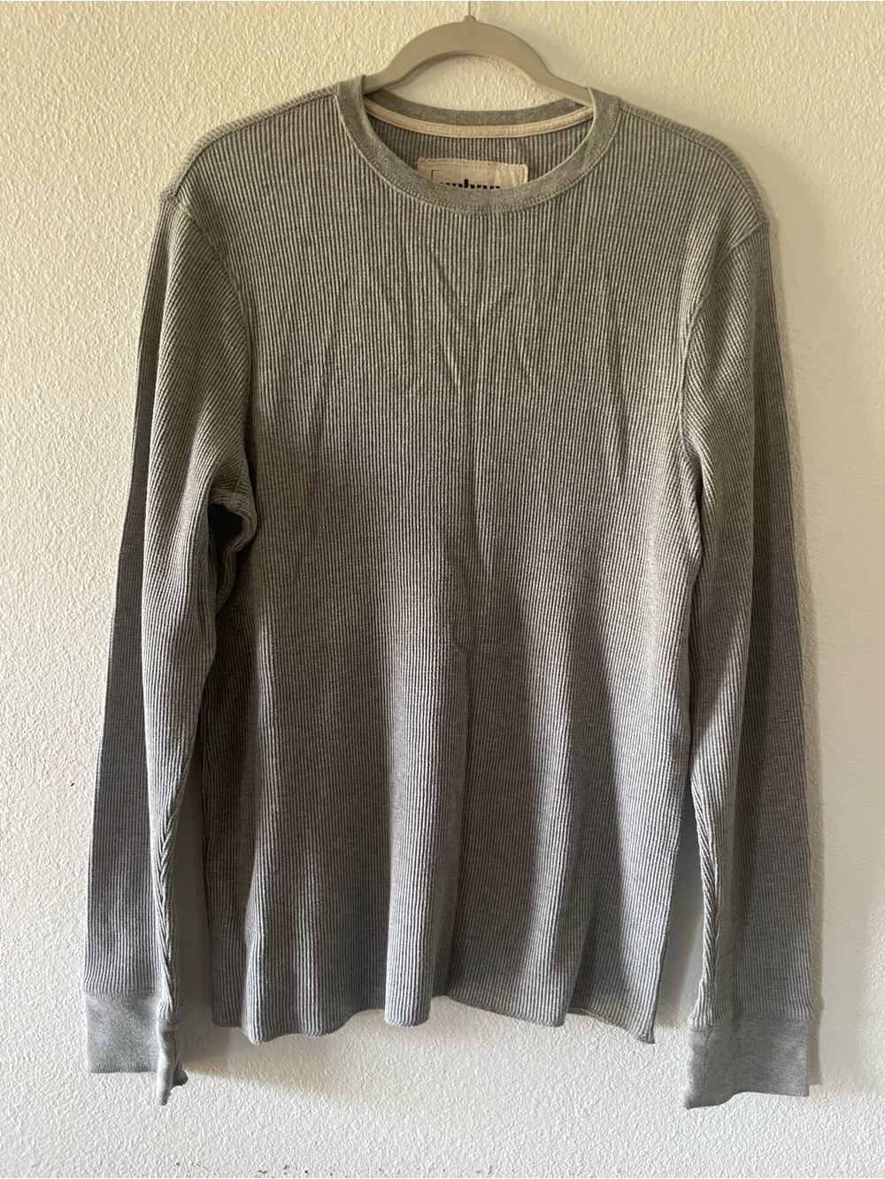 Urban Pipeline Men's Long-Sleeve Waffle Thermal Shirt - Gray